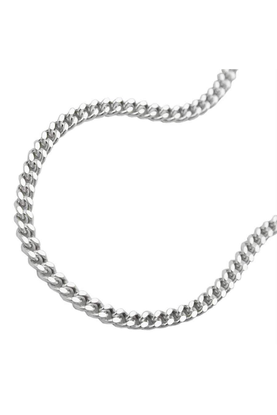 BELLY CHAIN CURB CHAIN SILVER 925 90CM