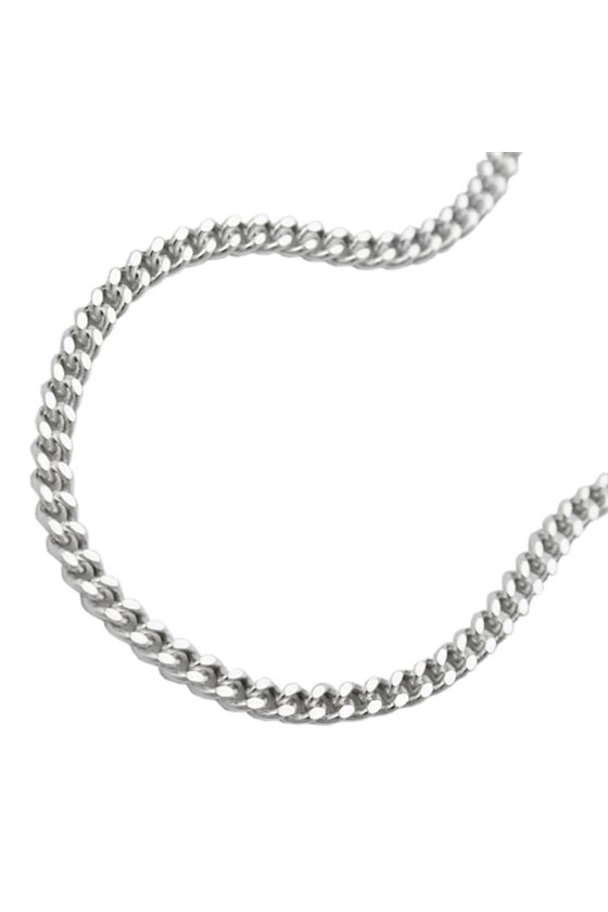 BELLY CHAIN CURB CHAIN SILVER 925 90CM