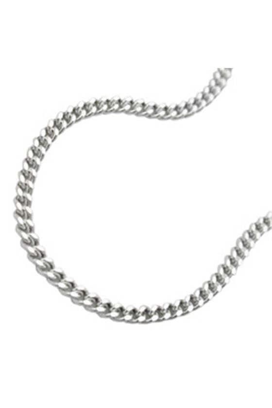 BELLY CHAIN CURB CHAIN SILVER 925 90CM