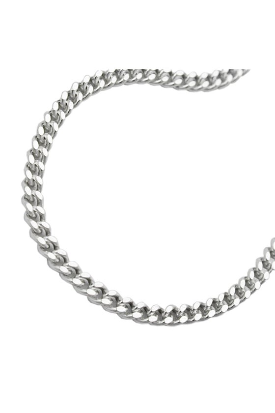 BRACELET THIN CURB CHAIN SILVER 925 19CM