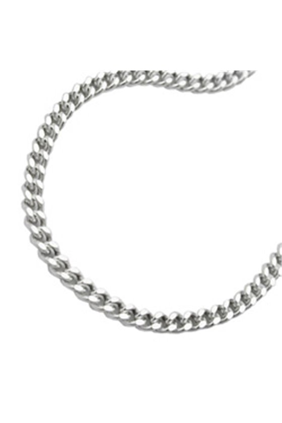 BRACELET THIN CURB CHAIN SILVER 925 19CM