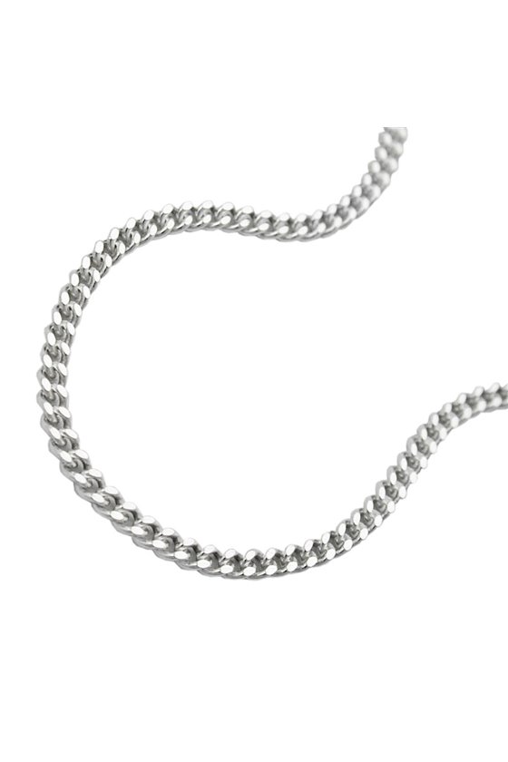NECKLACE THIN CURB CHAIN SILVER 925 60CM