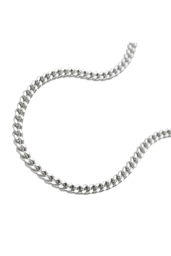 NECKLACE THIN CURB CHAIN SILVER 925 60CM