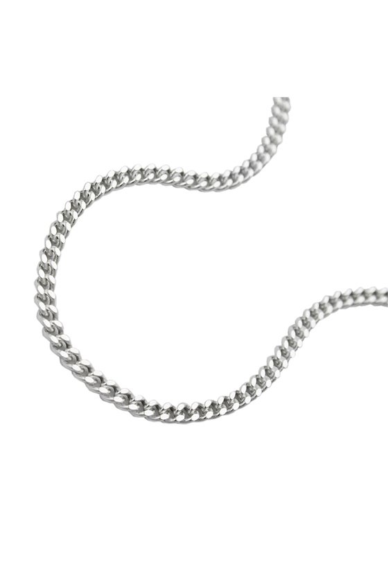 NECKLACE THIN CURB CHAIN SILVER 925 60CM
