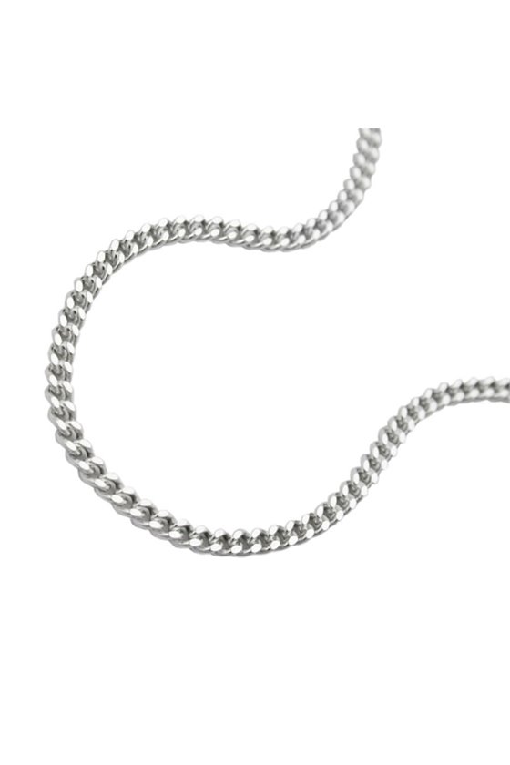 NECKLACE THIN CURB CHAIN SILVER 925 60CM