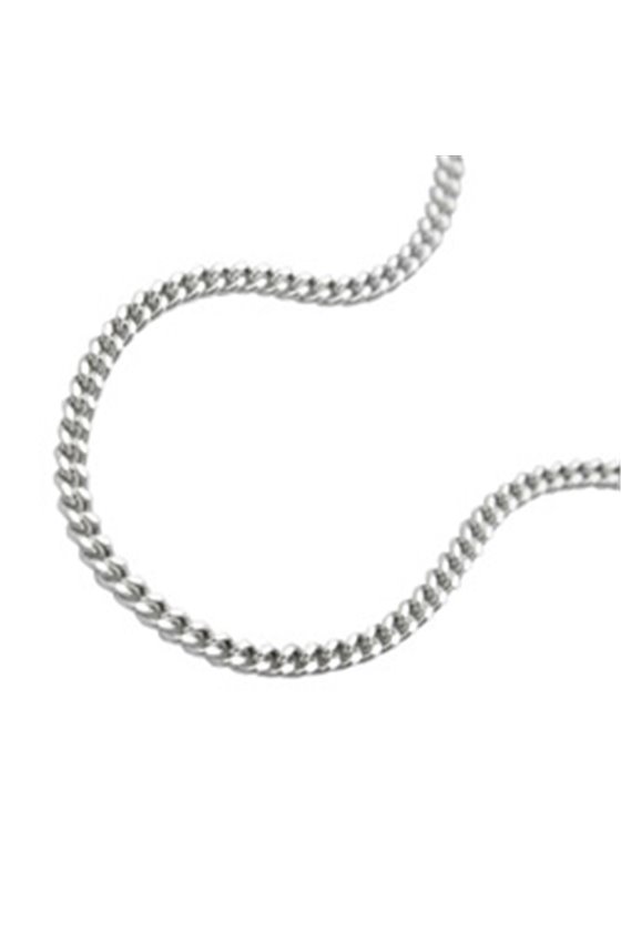 NECKLACE THIN CURB CHAIN SILVER 925 60CM