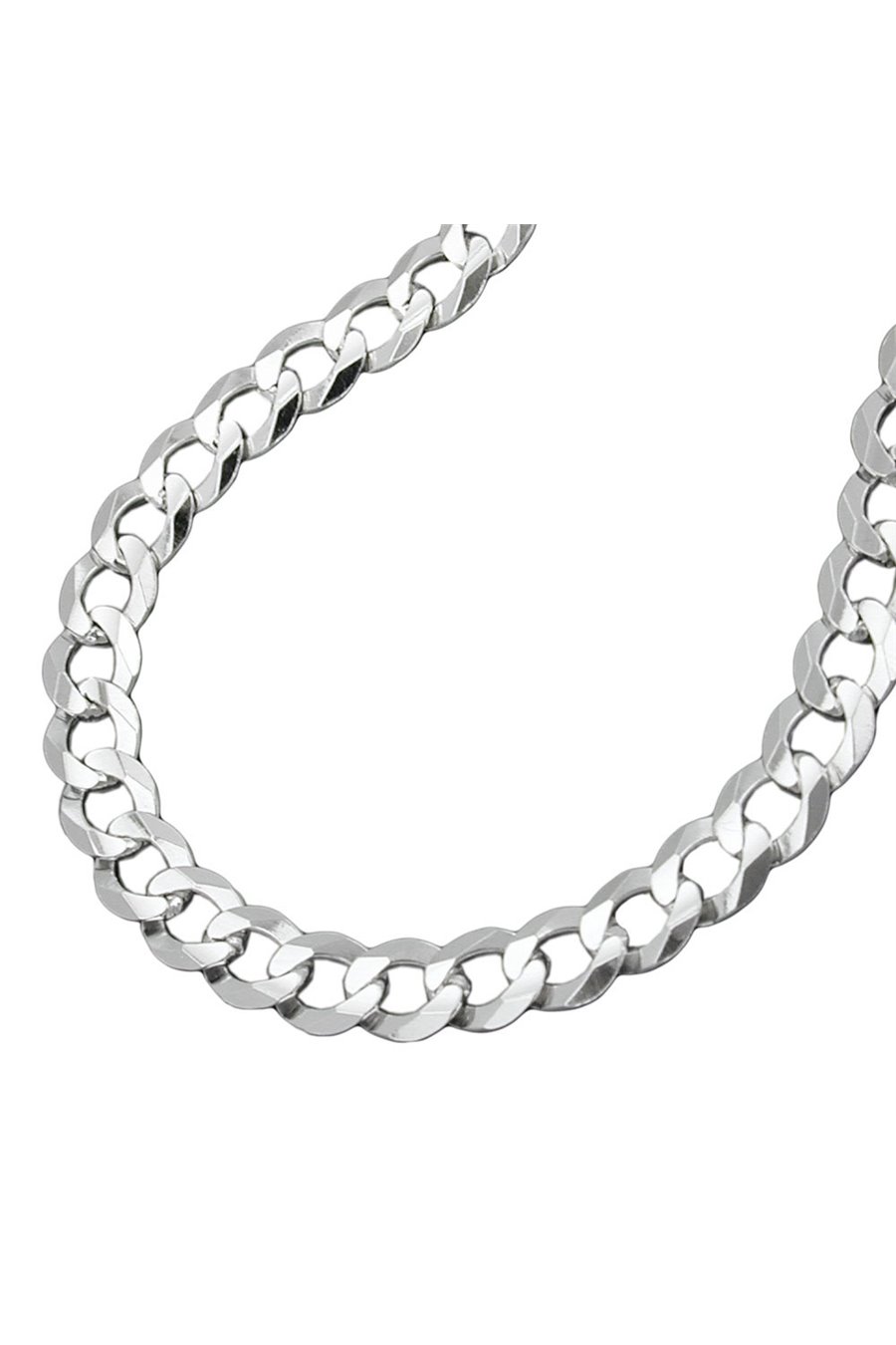 NECKLACE OPEN CURB CHAIN SILVER 925