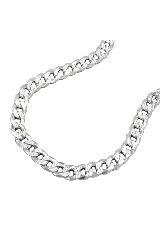 BRACELET OPEN CURB CHAIN SILVER 925