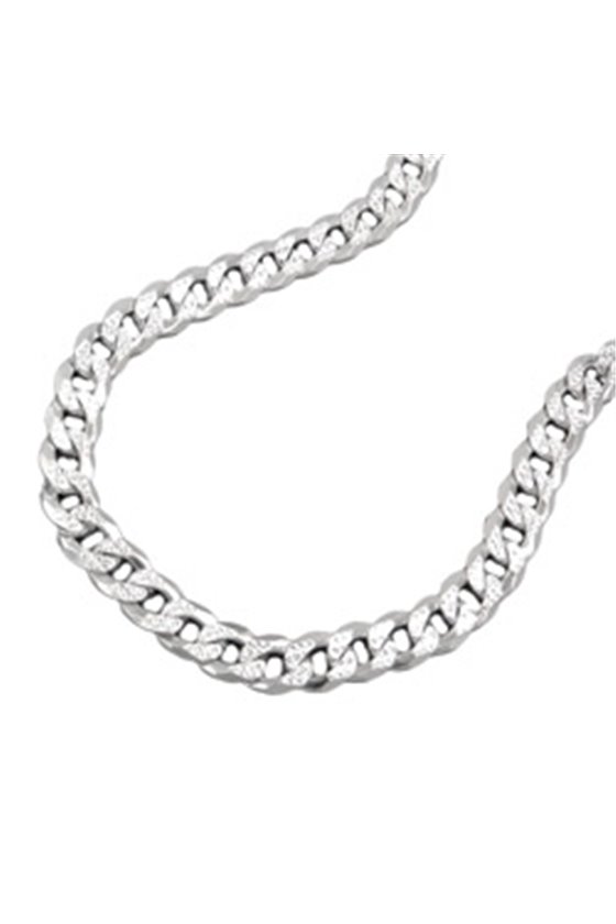 BRACELET OPEN CURB CHAIN SILVER 925