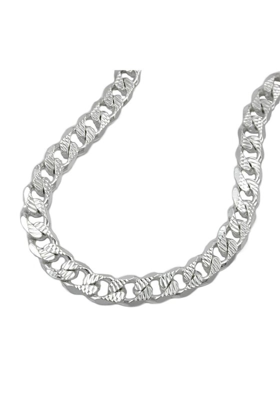BRACELET OPEN CURB CHAIN SILVER 925 21CM