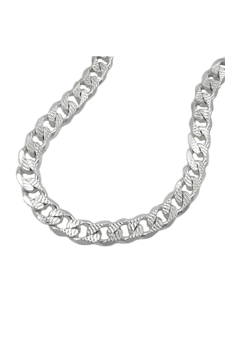 BRACELET OPEN CURB CHAIN SILVER 925 21CM