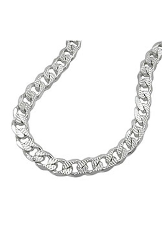 BRACELET OPEN CURB CHAIN SILVER 925 21CM