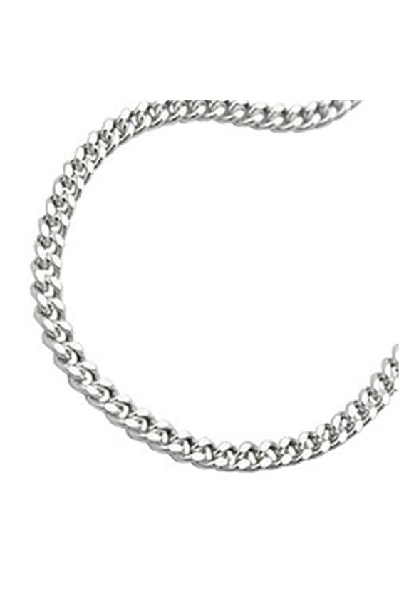 BRACELET FLAT CURB CHAIN SILVER 925 19CM