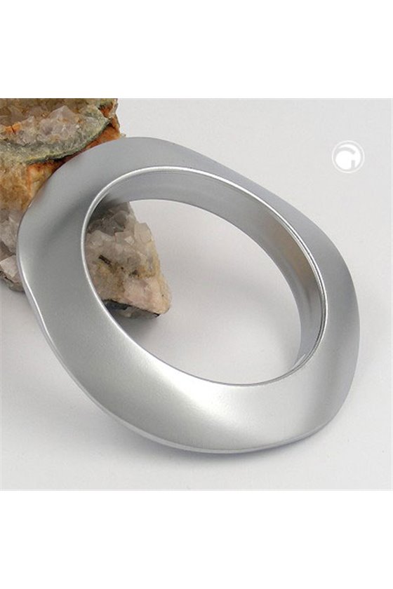 BANGLE CHROME COLOURED 98X16MM