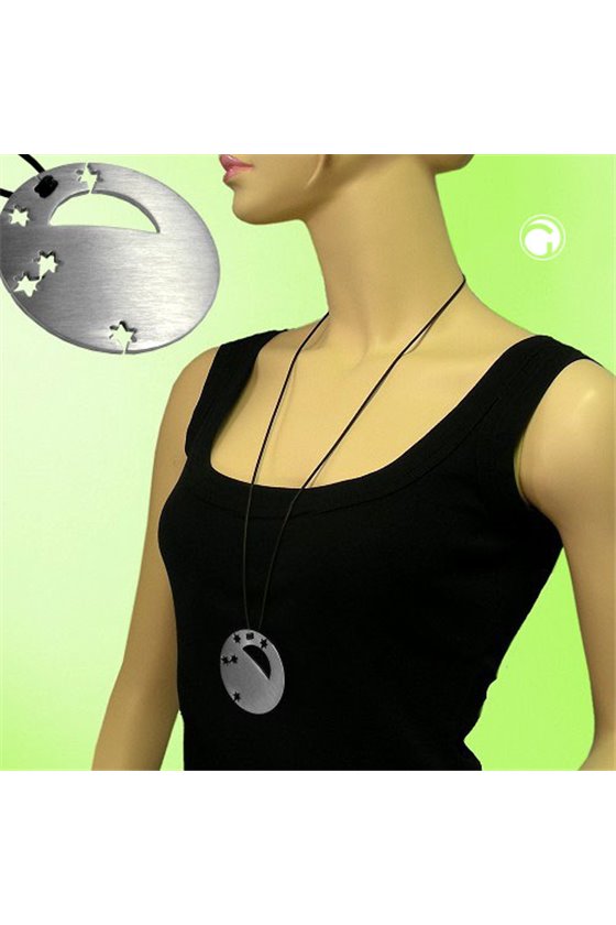 NECKLACE STARS STAINLESS STEEL 80CM