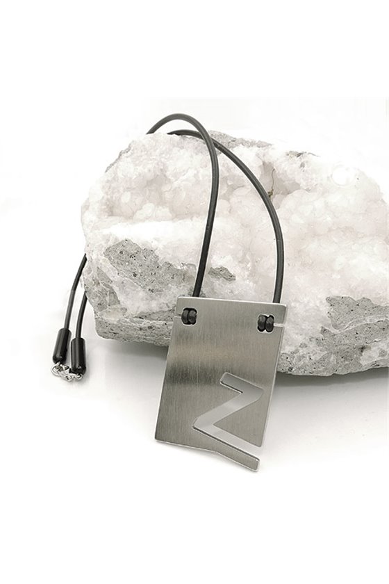 NECKLACE INITIALE Z STAINLESS STEEL 42CM