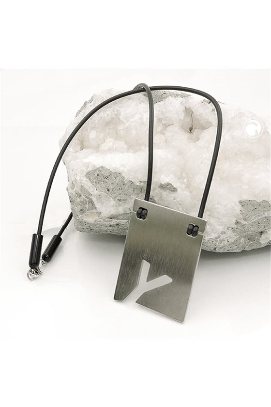NECKLACE INITIALE Y STAINLESS STEEL 42CM