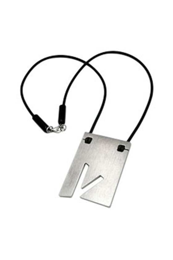 NECKLACE INITIALE V STAINLESS STEEL 42CM
