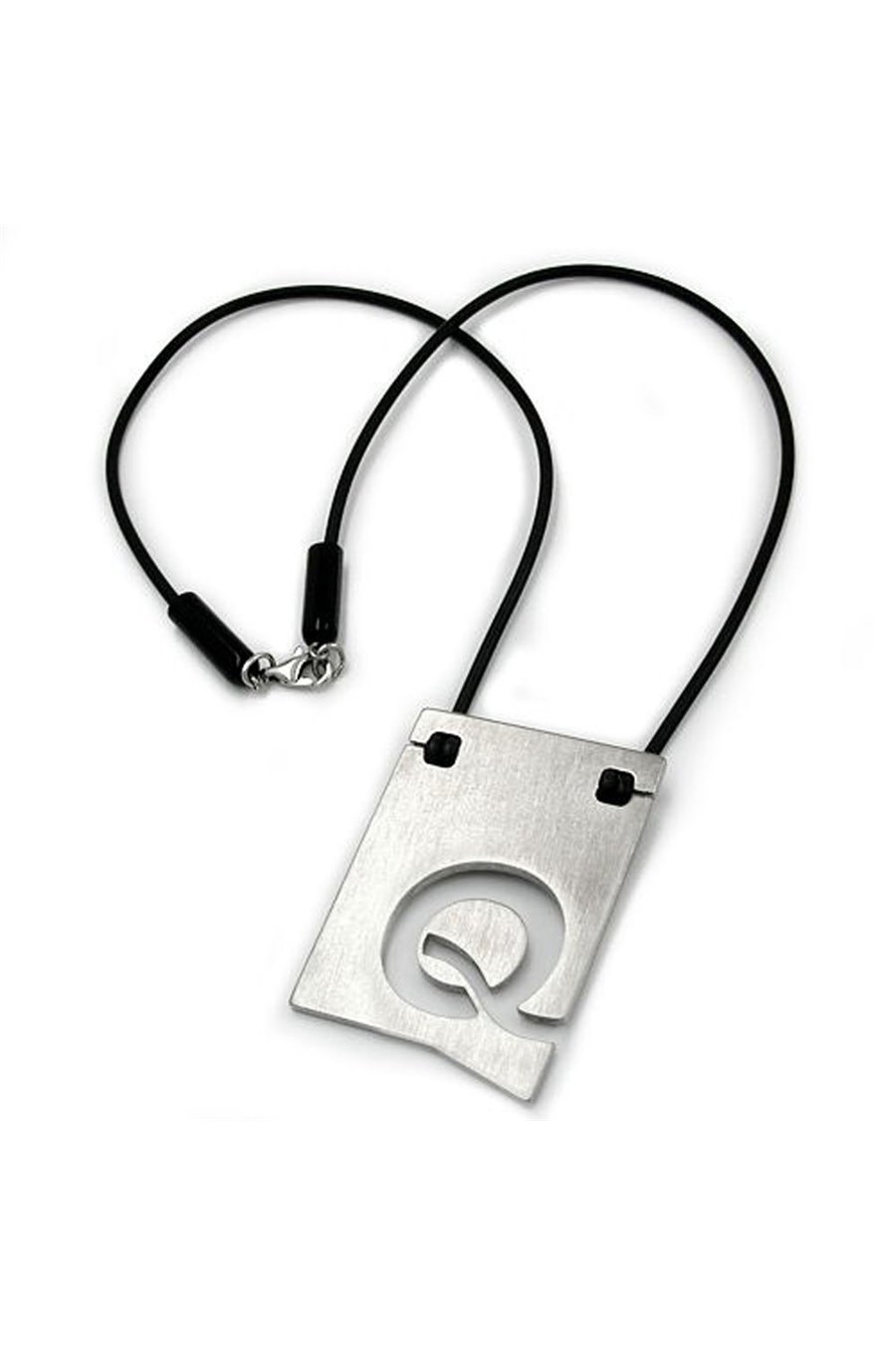 NECKLACE INITIALE Q STAINLESS STEEL 42CM
