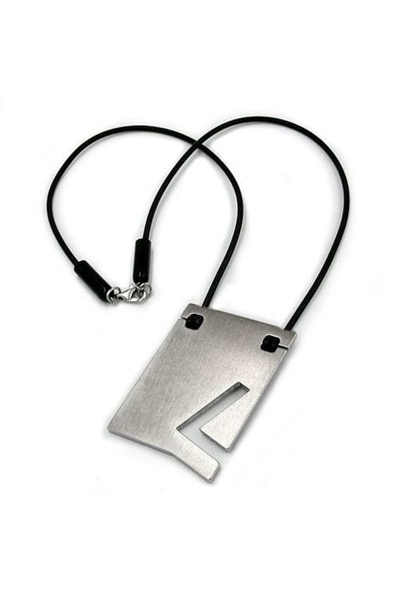 NECKLACE INITIALE L STAINLESS STEEL 42CM