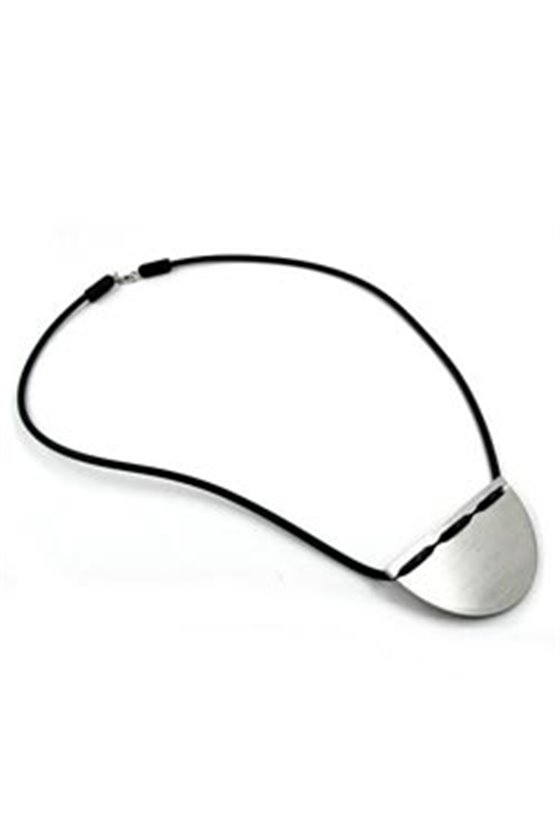 NECKLACE HALF-MOON STAINLESS STEEL 50CM