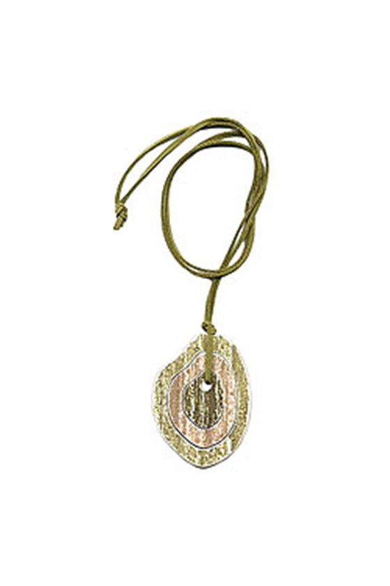 NECKLACE FANTASY RINGS GREEN 90CM