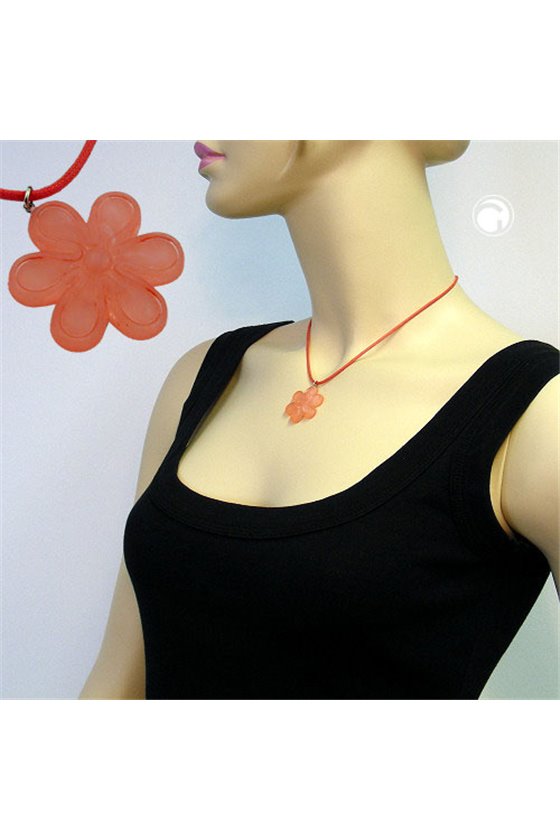 NECKLACE FLOWER PINK