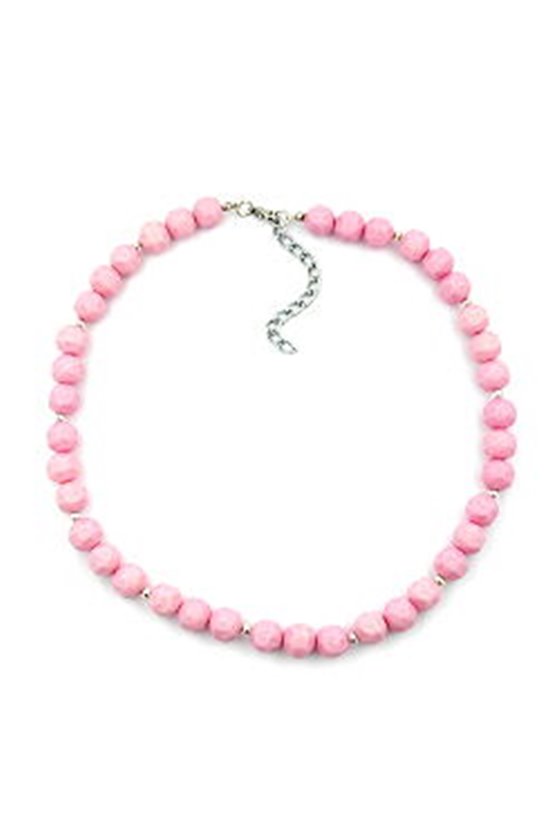 NECKLACE LIGHT PINK BEADS