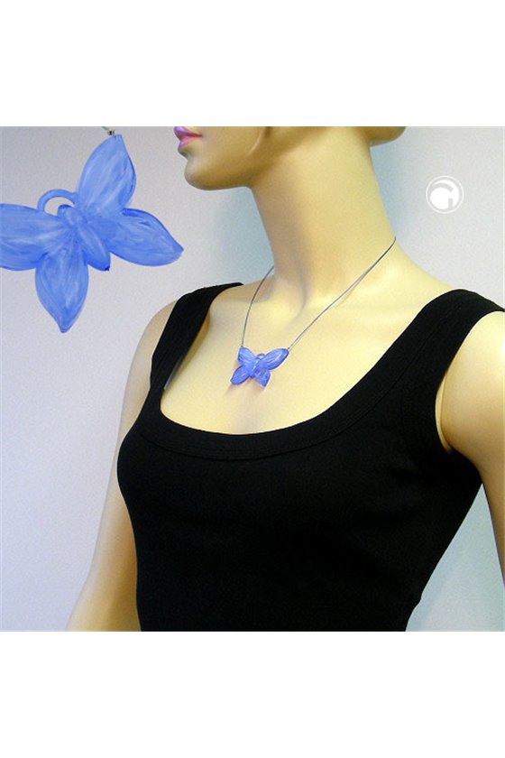NECKLACE BUTTERFLY BLUE