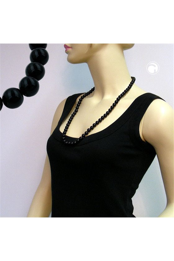 NECKLACE BLACK BEADS