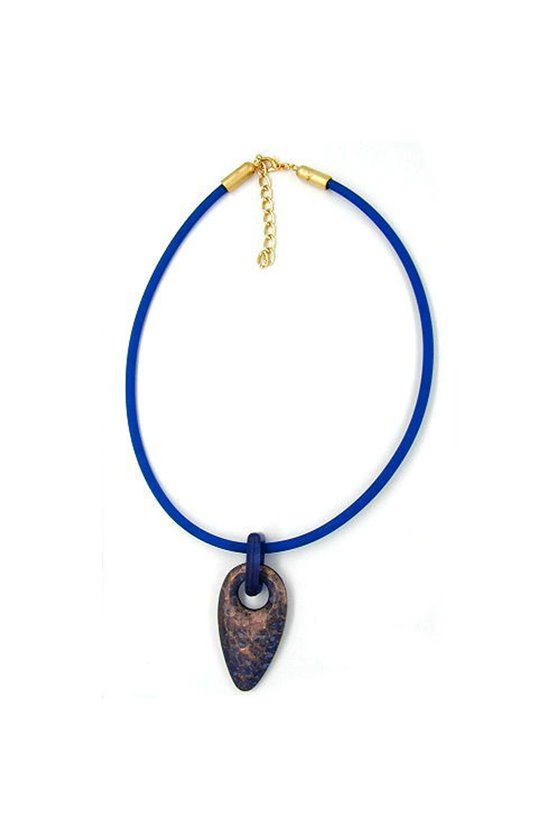 NECKLACE CHIC PENDANT BLUE