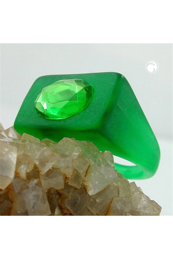 RING PLASTIC BRIGHT GREEN