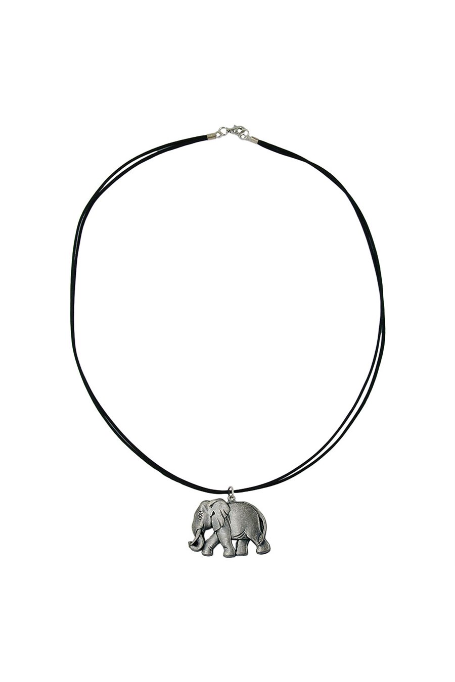 NECKLACE TINY ELEPHANT SILVER 50CM