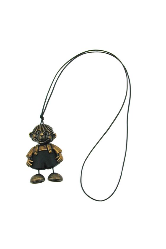 NECKLACE HEDGEHOG BRASS COLOURED