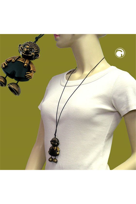 NECKLACE HEDGEHOG BRASS COLOURED