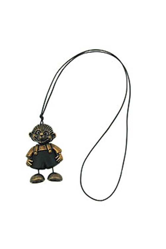 NECKLACE HEDGEHOG BRASS COLOURED