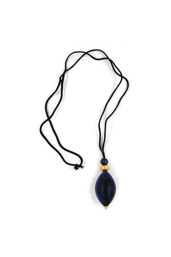 NECKLACE BLUE EGG PENDANT