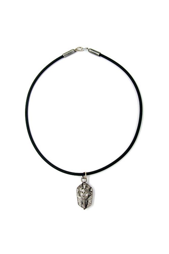 NECKLACE WITH PENDANT NEFERTITI PEWTER