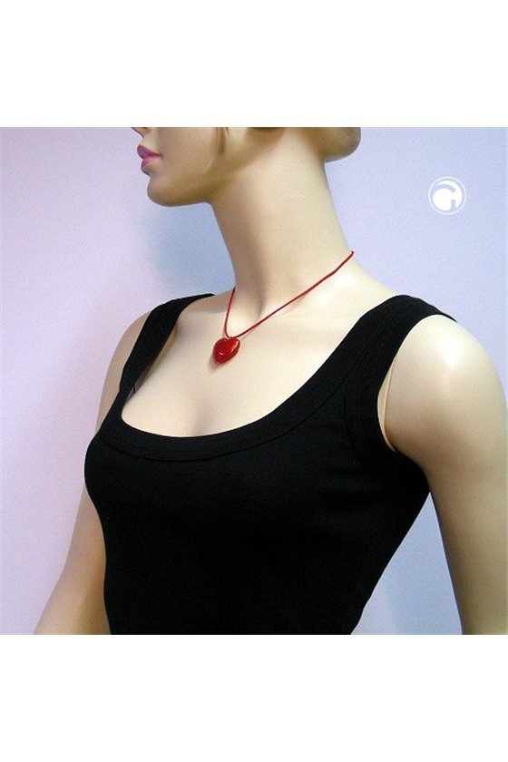 NECKLACE HEART RD