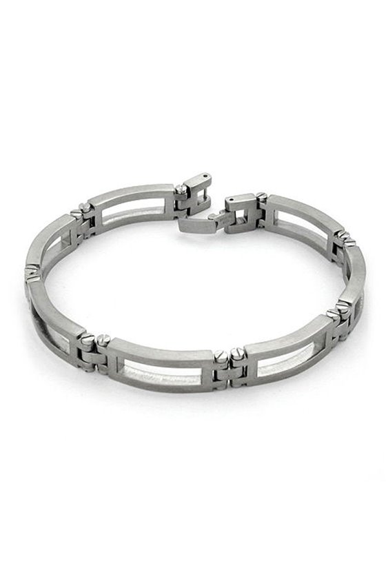 BRACELET SOLID STAINLESS STEEL 22CM