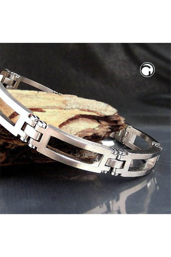 BRACELET SOLID STAINLESS STEEL 22CM