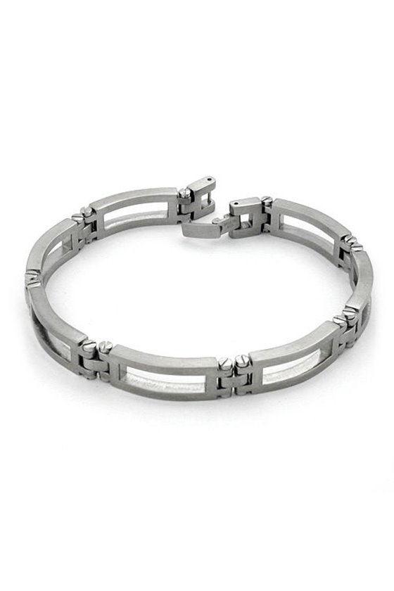 BRACELET SOLID STAINLESS STEEL 22CM