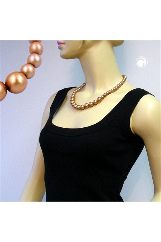NECKLACE BEADS CHAMPAGNE