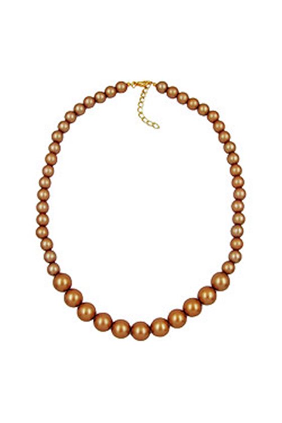 NECKLACE BEADS CHAMPAGNE