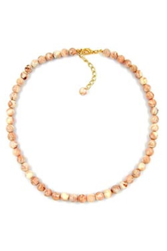 NECKLACE BEADS 8MM MARBELED