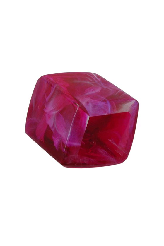 SCARF BEAD SLANTED PURPLE MARBLED