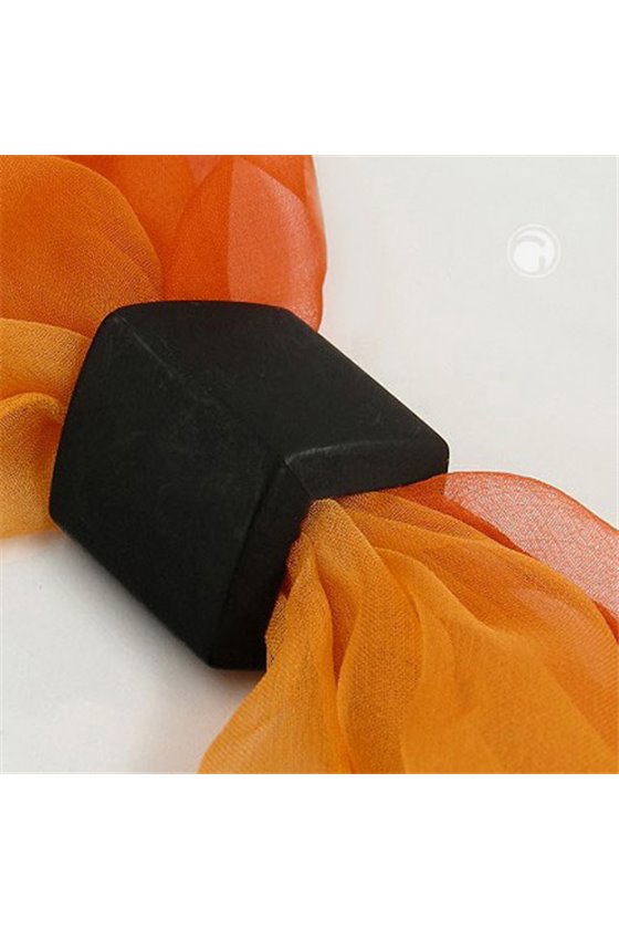 SCARF BEAD SLANTED BLACK MAT