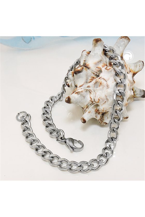 BRACELET CURB CHAIN STAINLESS STEEL
