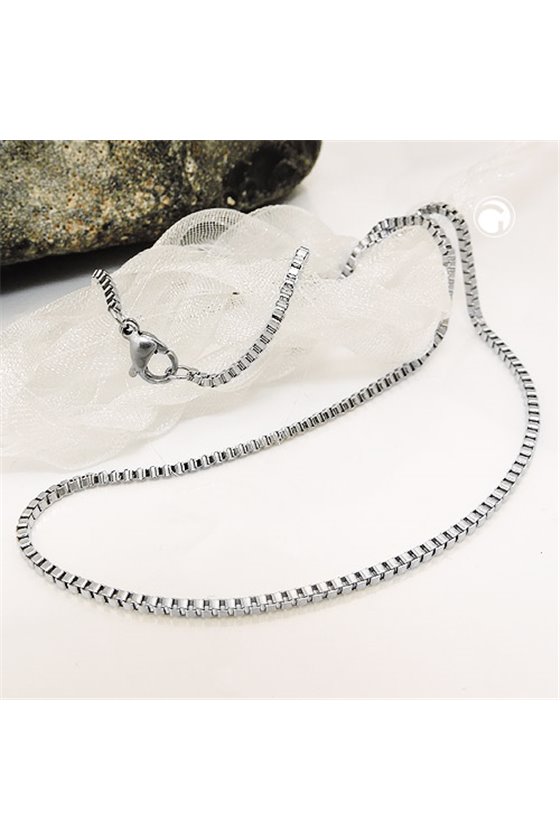 NECKLACE BOX CHAIN STAINLESS STEEL