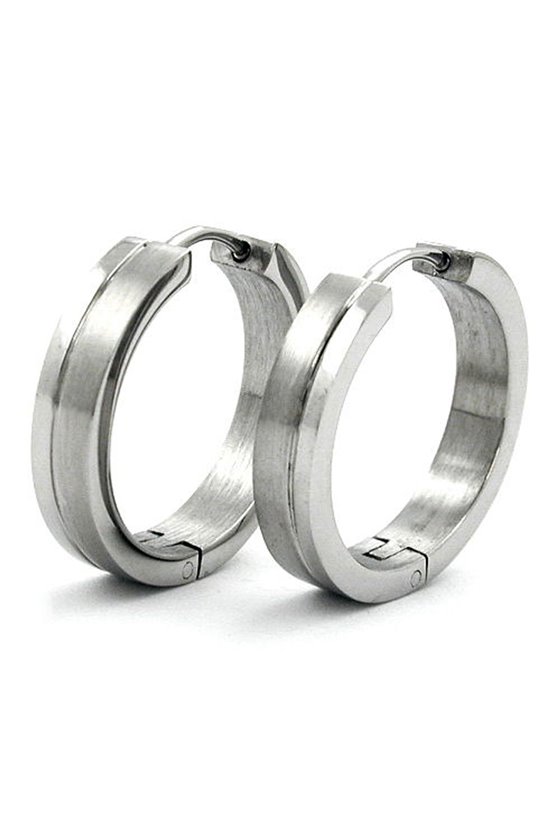 EARRINGS HOOP STAINLESS STEEL